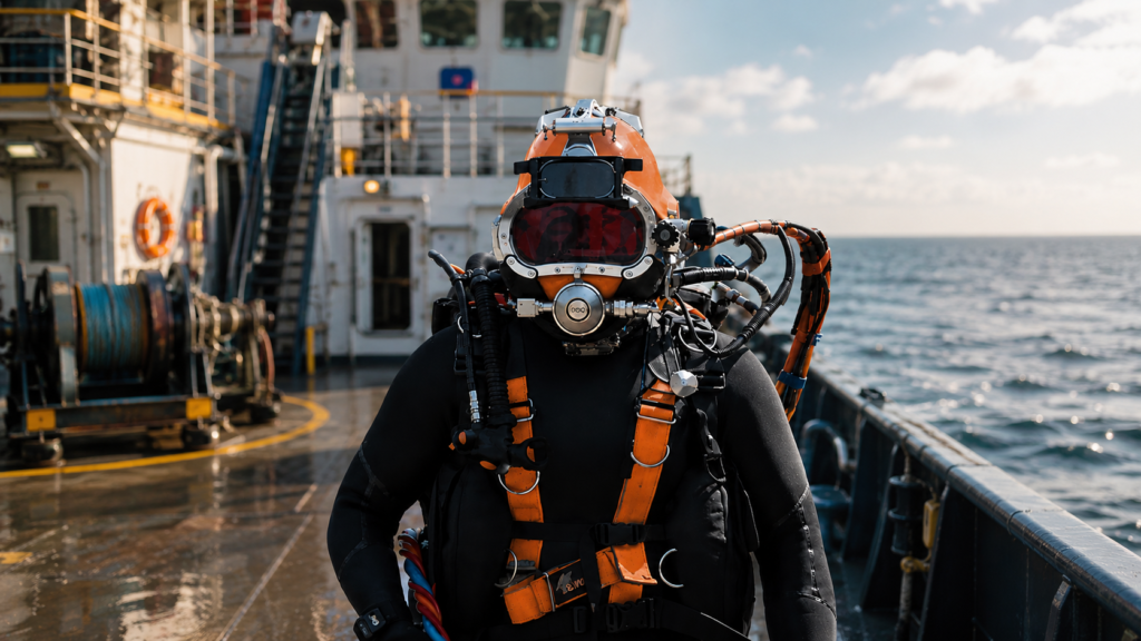 Diver Underwater Underwater services Inspection Hull Cleaning Propeller Polishing Polishing