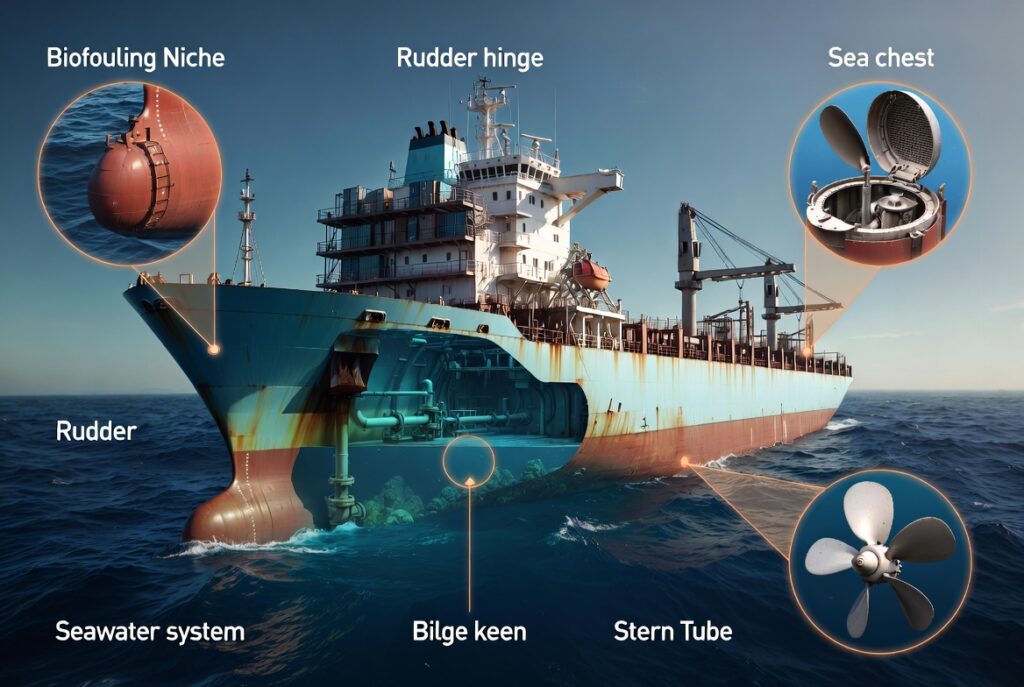 Underwater Underwater Services Hull Cleaning Properler Polishing Diver Customer Safety